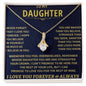 To My Daughter | Never Forget That I Love You - Alluring Beauty necklace