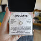 To My Soulmate | I Love You, Always & Forever - Love Knot Necklace