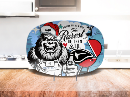 Sasquatch Christmas BBQ - Dad Platter - The Rarest of Them All