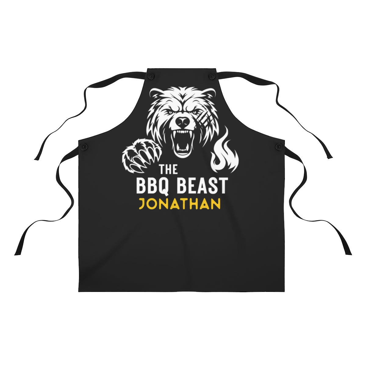 Grandpa Apron: The BBQ Beast Grandfather Apron for Men | Perfect Father's Day Gift
