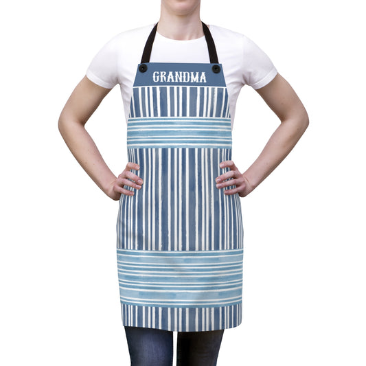 Grandma Apron: Personalized Country Kitchen Apron for Grandma | Mother's Day Gift