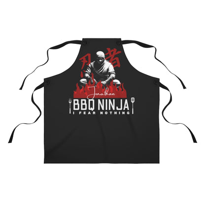 Boyfriend Apron: The BBQ Ninja Boyfriend Gift for Birthday | Cool Grilling Apron for Men
