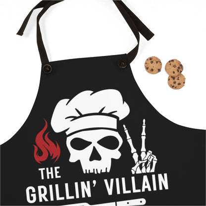 Boyfriend Apron: To My Grillin' Villain Boyfriend Birthday Gift | Cool BBQ Gifts for Men