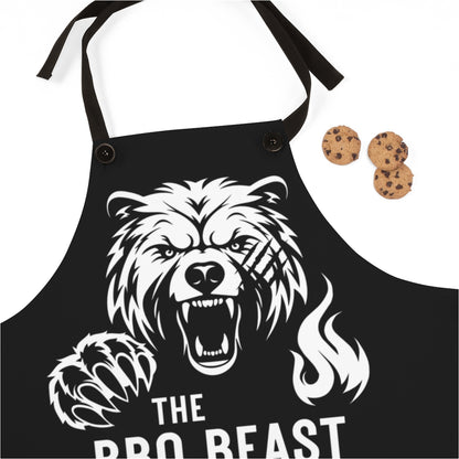Grandpa Apron: The BBQ Beast Grandfather Apron for Men | Perfect Father's Day Gift