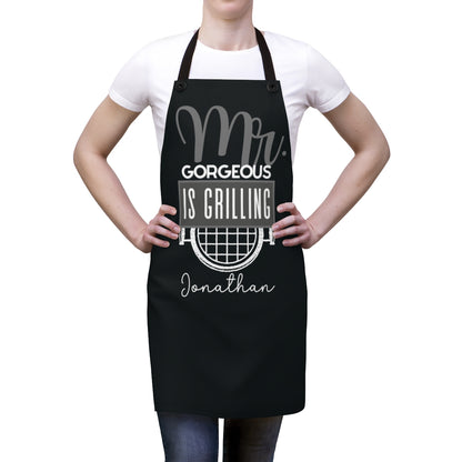 Boyfriend Apron: Personalized BBQ Apron for My Boyfriend | Birthday Gift