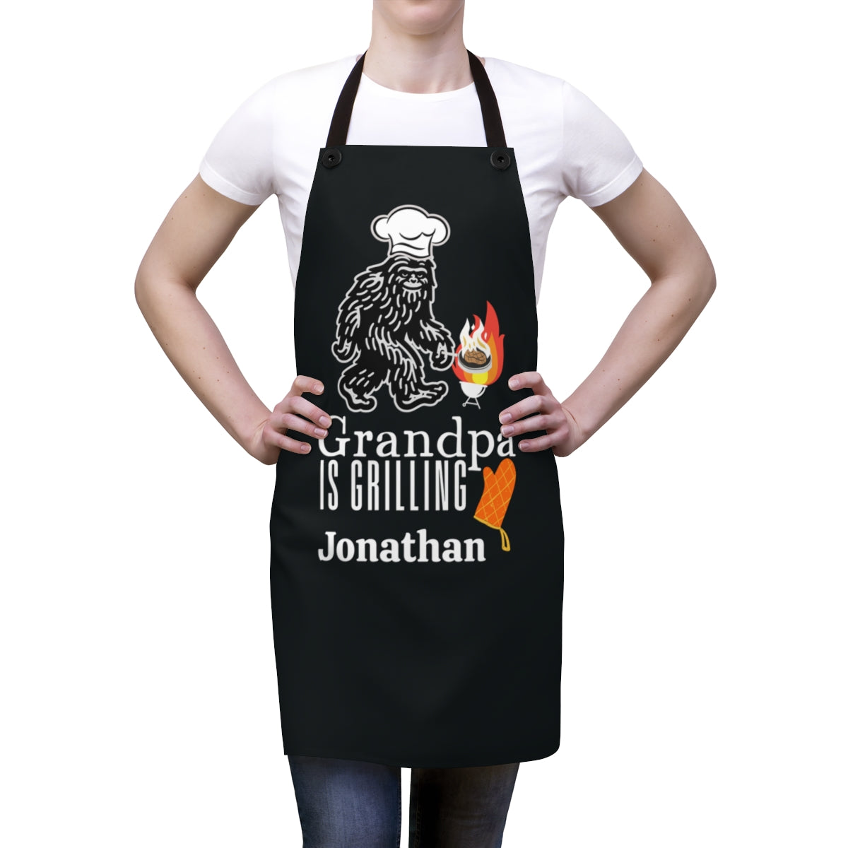 Grandpa Apron: Personalized Apron for Grandpa for Father's Day Gift