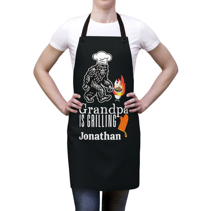 Grandpa Apron: Personalized Apron for Grandpa for Father's Day Gift