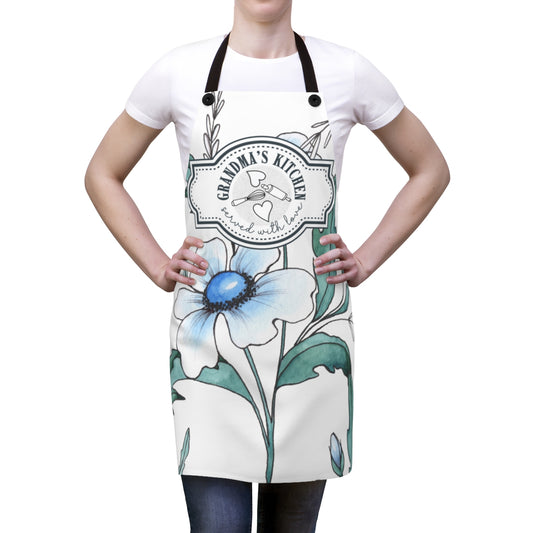 Grandma Apron: Special Country Rustic Kitchen Aprons | Floral Grandmother Apron