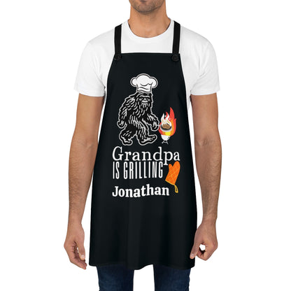 Grandpa Apron: Personalized Apron for Grandpa for Father's Day Gift