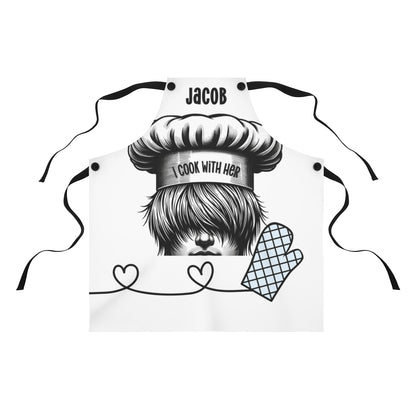 Girlfriend Apron: Fun and Lively Boyfriend Gift Apron | Anniversary Gift for Him