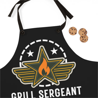 Dad Apron: The Grill Sergeant Dad Apron for Father's Day or Birthdays | Cool Gift for Boss