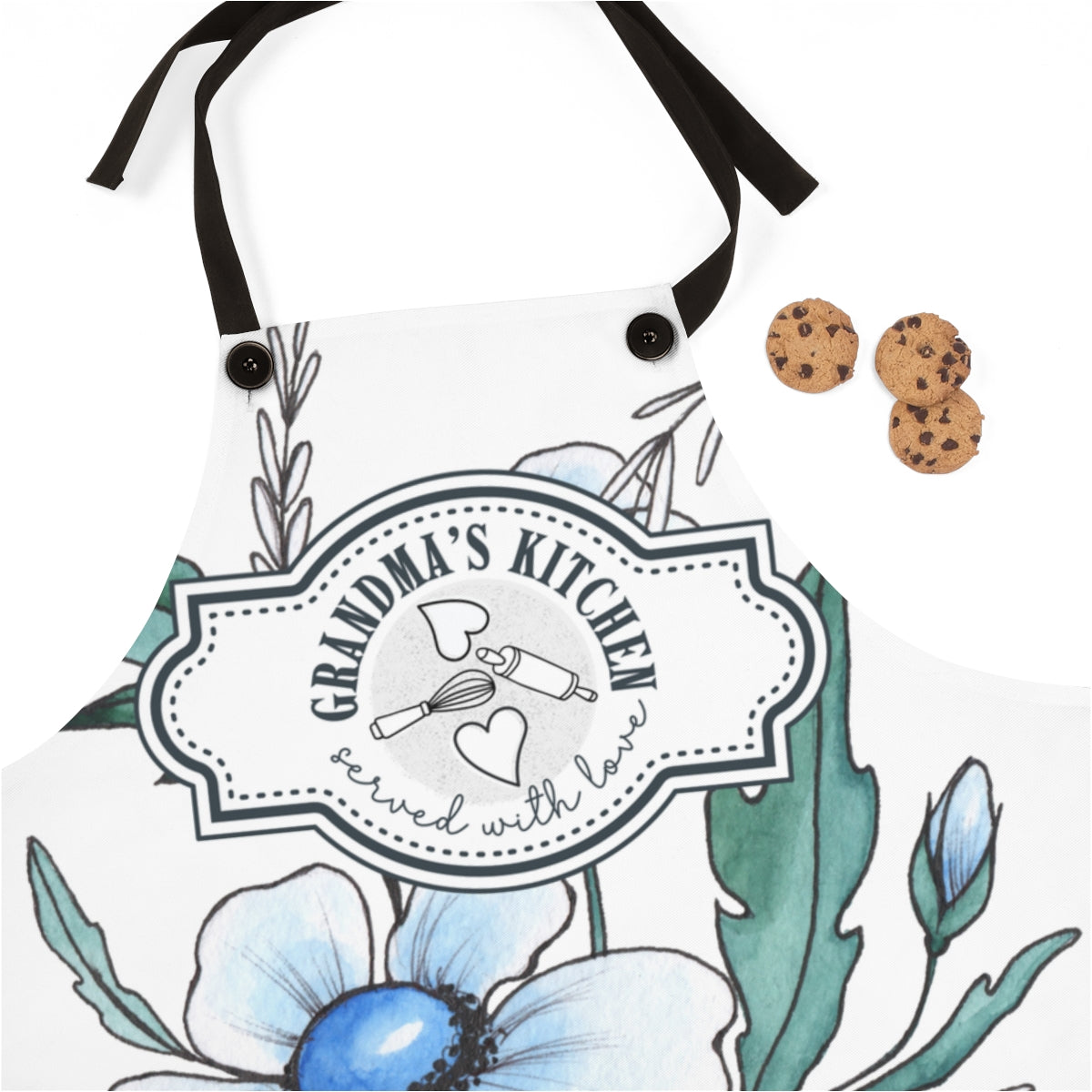 Grandma Apron: Special Country Rustic Kitchen Aprons | Floral Grandmother Apron