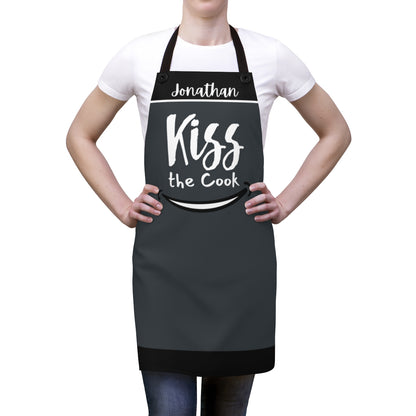 Son Apron: Personalized BBQ Aprons for My Son | Funny Kiss The Cook Apron for Men