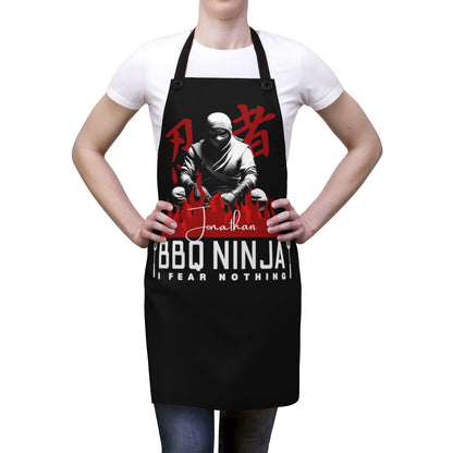 Boyfriend Apron: The BBQ Ninja Boyfriend Gift for Birthday | Cool Grilling Apron for Men