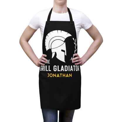 Bonus Son Apron: Funny Grilling Gladiator Apron for Dad | Father's Day or Birthday Gift Man