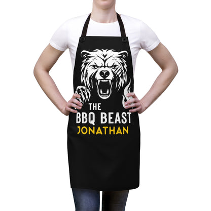Grandpa Apron: The BBQ Beast Grandfather Apron for Men | Perfect Father's Day Gift