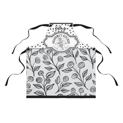 Grandma Apron: Personalizable Apron for My Grandmother | Sweet Country Rustic Kitchen Gift