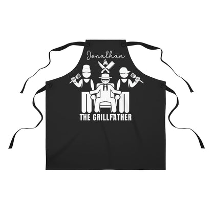 Bonus Dad: The Grillfather Apron | Funny Gifts for Father's Day | Dad BBQ Gift