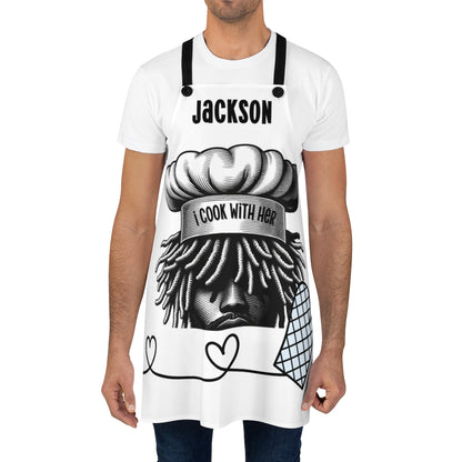 Girlfriend Apron: Fun and Lively Boyfriend Gift Apron | Anniversary Gift for Him