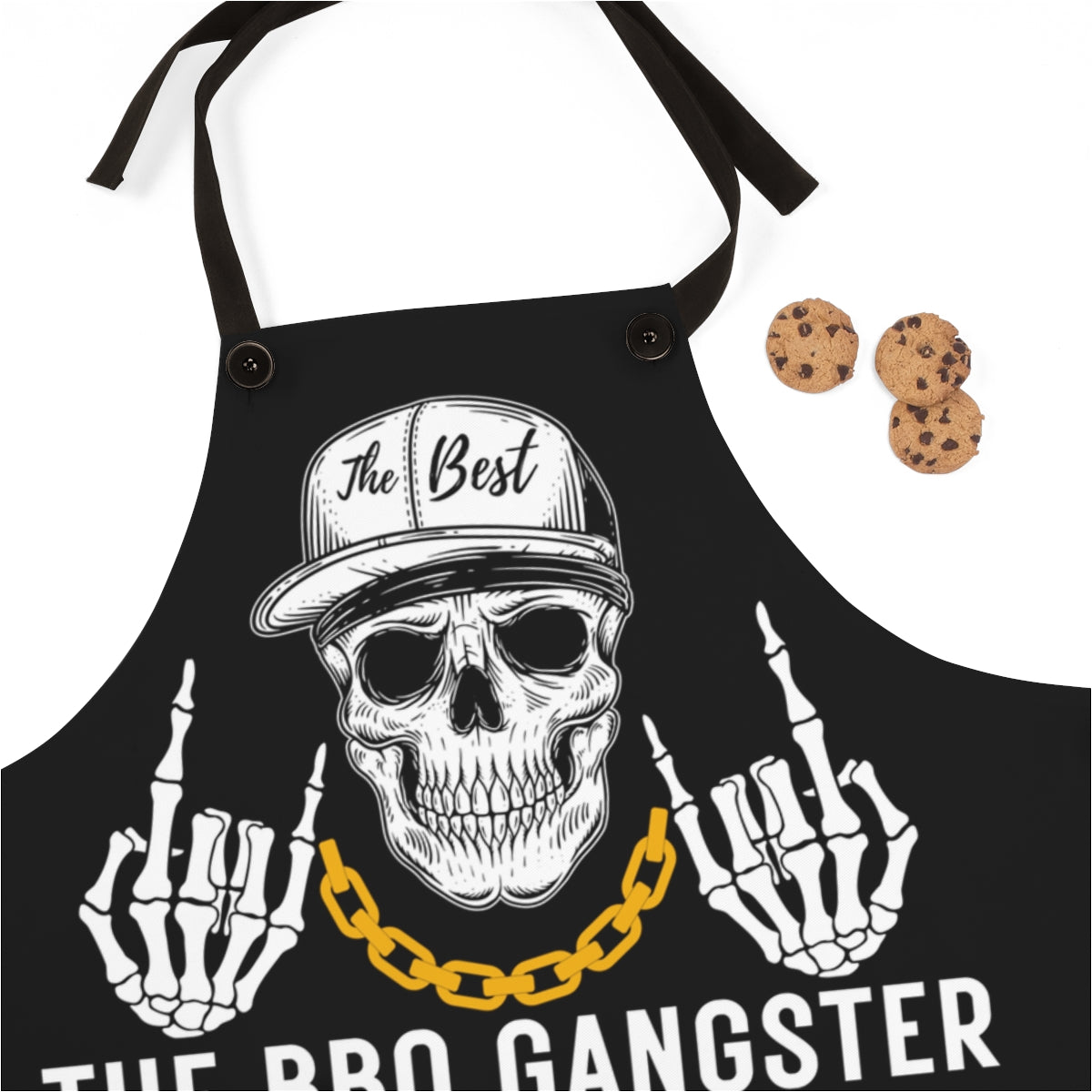 Bonus Son Apron: The BBQ Gangster Dad Grilling Apron for Men | Father's Day Gift