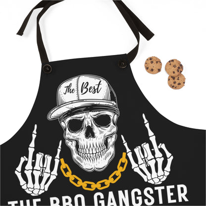 Bonus Son Apron: The BBQ Gangster Dad Grilling Apron for Men | Father's Day Gift