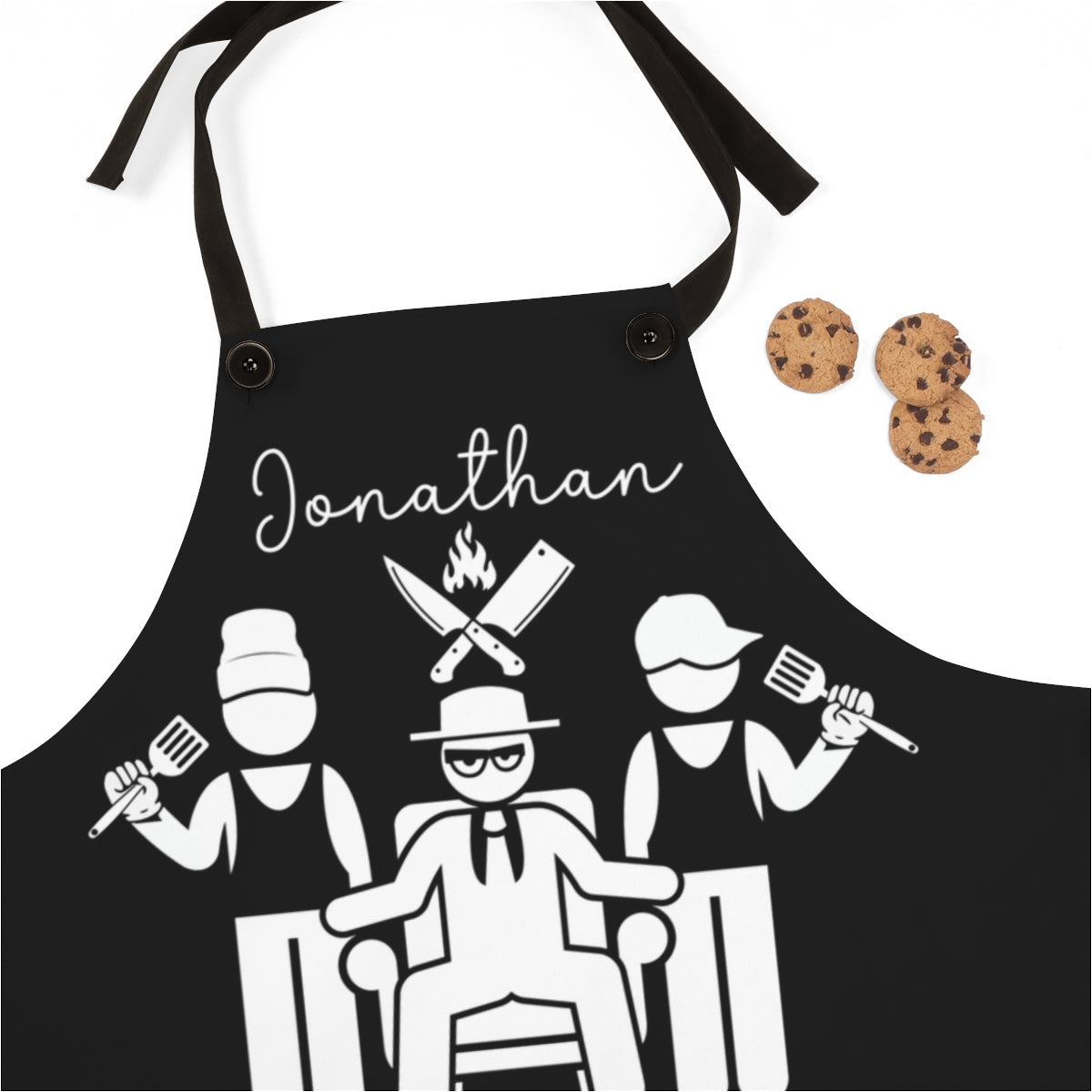 Bonus Dad: The Grillfather Apron | Funny Gifts for Father's Day | Dad BBQ Gift