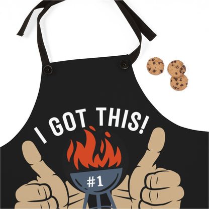 Husband Apron: The Number One Dad Grilling Apron | Personalize the Birth-Date for Father's Day Gift