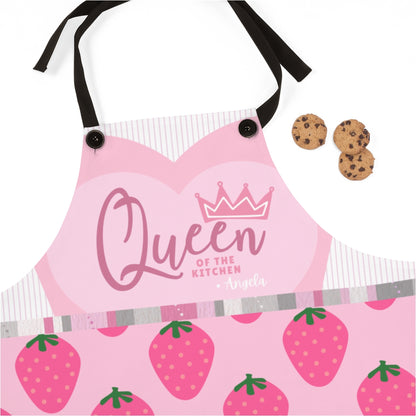 Grandma Apron: Personalized Strawberry Kitchen Country Apron for Mimi | Mother's Day Gift