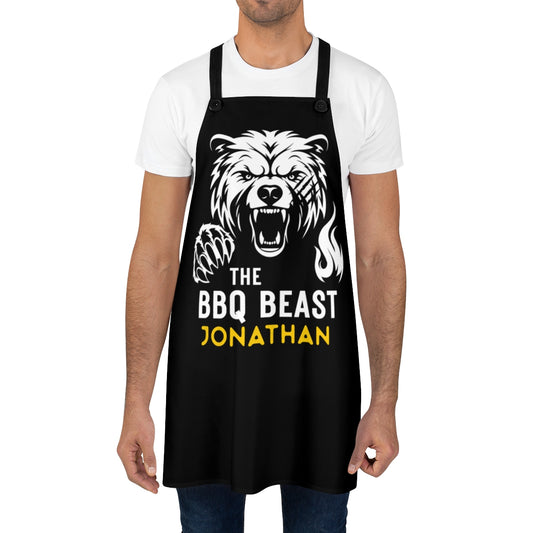 Grandpa Apron: The BBQ Beast Grandfather Apron for Men | Perfect Father's Day Gift