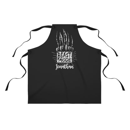 Grandson Apron: Personalized BBQ Beast Mode | Birthday Gifts for Grandson
