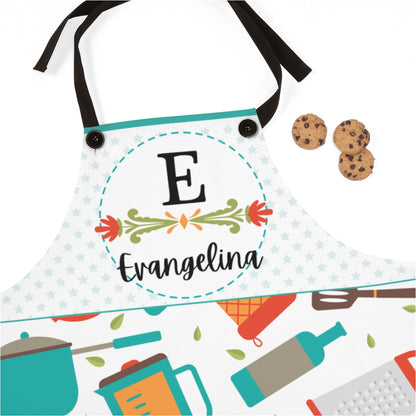 Bonus Mom Apron: Sweet Country Apron for Non-Biological Moms | Personalized Rustic Gifts