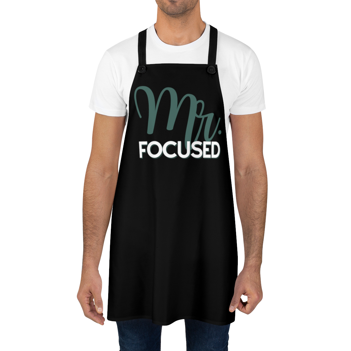 Husband Apron: Mr. Cool Sexy Calm BBQ Aprons for Husband | Boyfriend Father's Day Gift