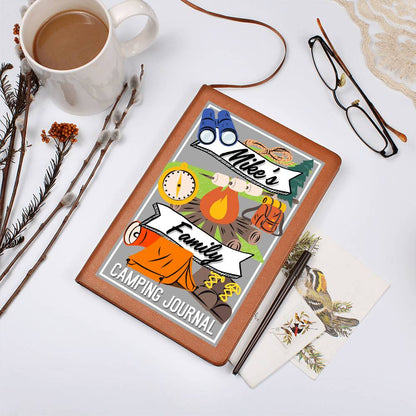 Journal: Family Camp Trip Journal | Quality Vegan Leather Notebook for the Family Vacation