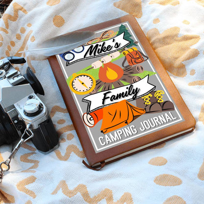 Journal: Family Camp Trip Journal | Quality Vegan Leather Notebook for the Family Vacation