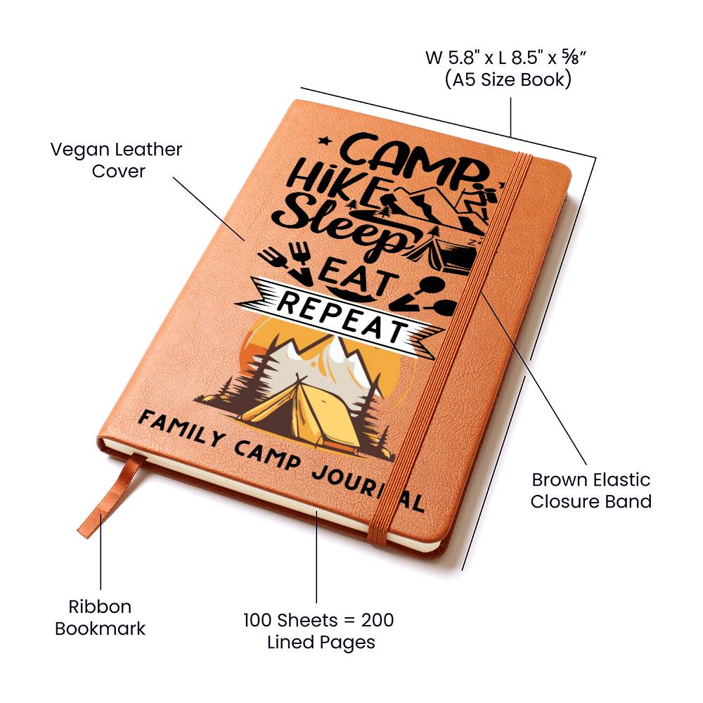 Journal: Kid's Family Trip Notebook | Family Camping Trip Recordkeeper
