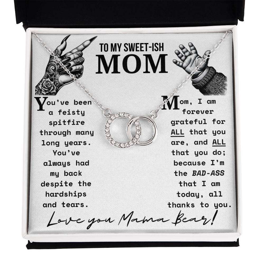 A Necklace for My Mom: To My Unconventional, Sweet-ish Mom | Sometimes Moms are "Ish"... Stylish and Wonderful | Celebrate Her With A Mom Gift