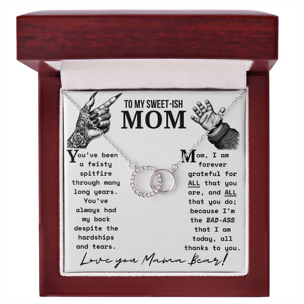 A Necklace for My Mom: To My Unconventional, Sweet-ish Mom | Sometimes Moms are "Ish"... Stylish and Wonderful | Celebrate Her With A Mom Gift