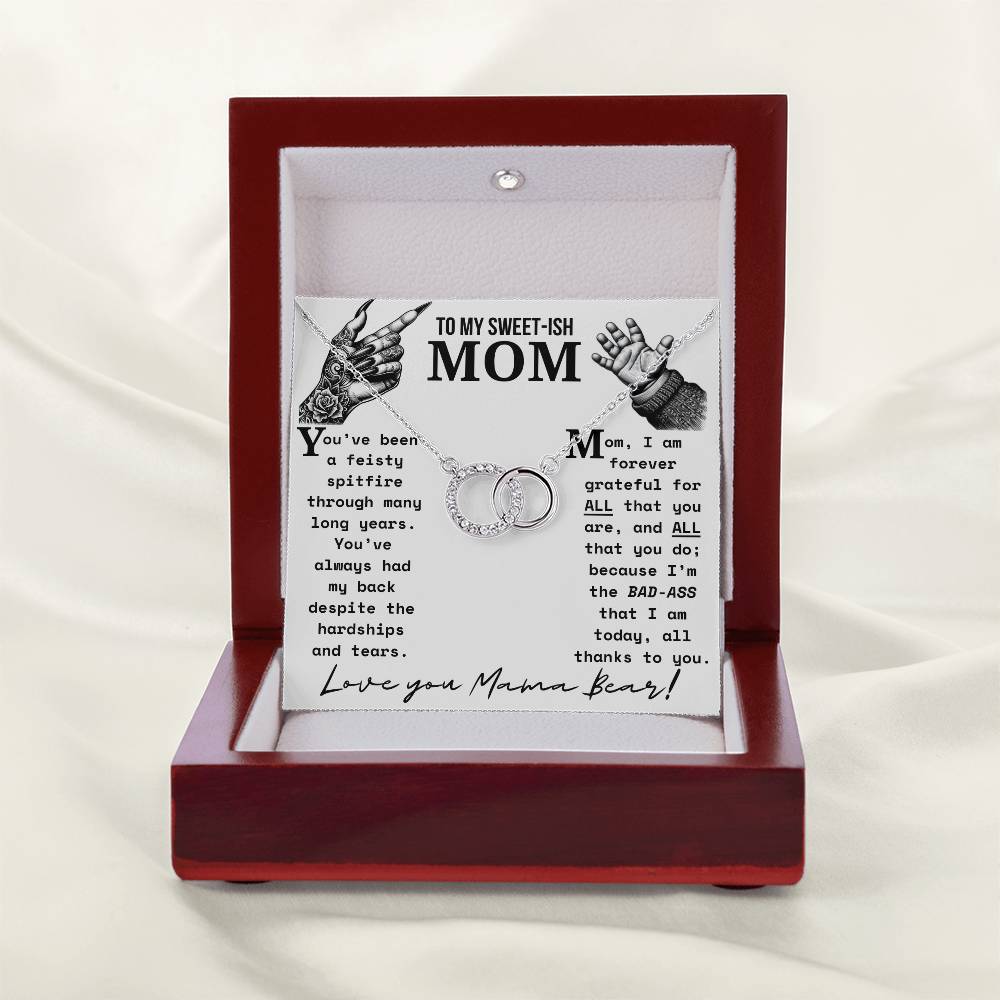 A Necklace for My Mom: To My Unconventional, Sweet-ish Mom | Sometimes Moms are "Ish"... Stylish and Wonderful | Celebrate Her With A Mom Gift