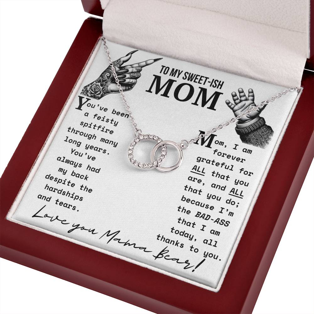 A Necklace for My Mom: To My Unconventional, Sweet-ish Mom | Sometimes Moms are "Ish"... Stylish and Wonderful | Celebrate Her With A Mom Gift