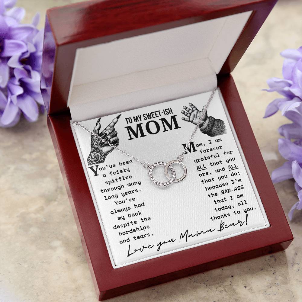 A Necklace for My Mom: To My Unconventional, Sweet-ish Mom | Sometimes Moms are "Ish"... Stylish and Wonderful | Celebrate Her With A Mom Gift