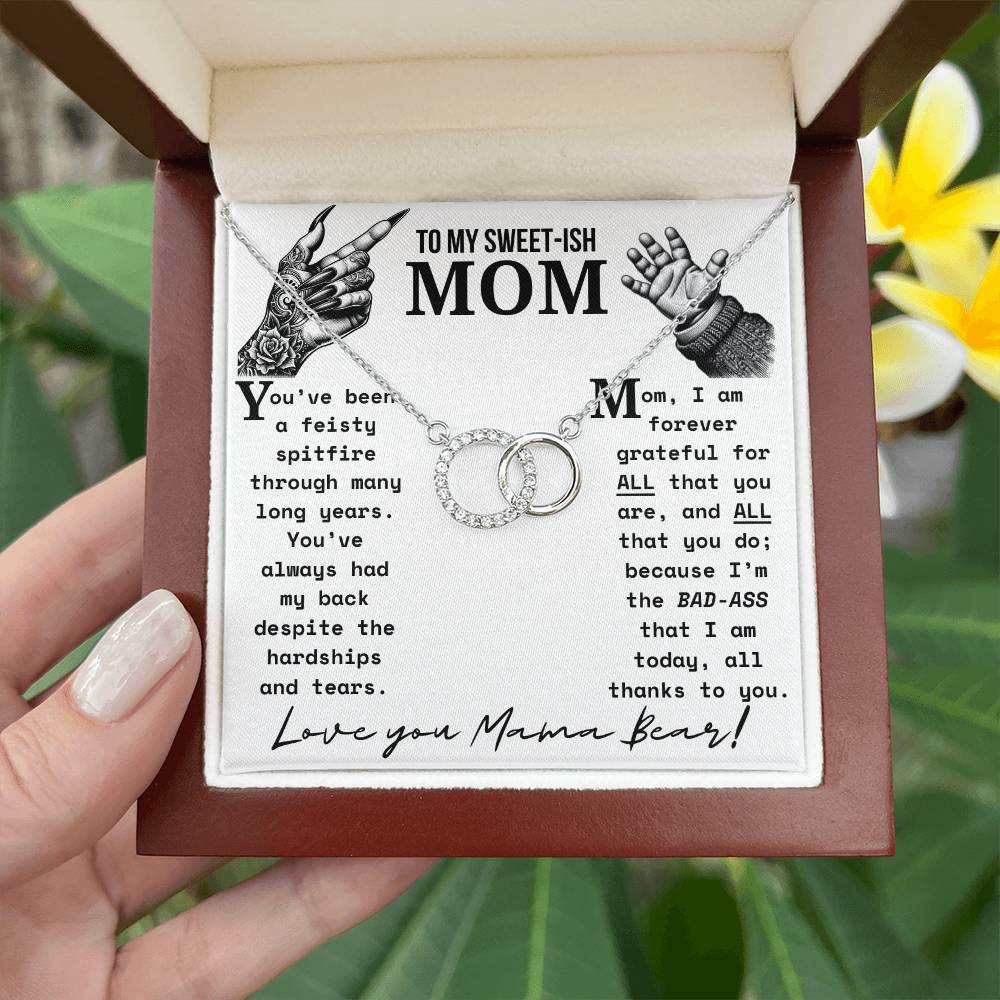 A Necklace for My Mom: To My Unconventional, Sweet-ish Mom | Sometimes Moms are "Ish"... Stylish and Wonderful | Celebrate Her With A Mom Gift