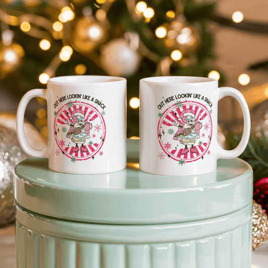Out Here Lookin Like A Snack | Elevate your coffee experience with our custom-made ceramic mug
