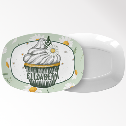 Mom Platter: Personalized Cupcake Platter | For Mom, Grandmom, Or Best Friend Birthday Gift