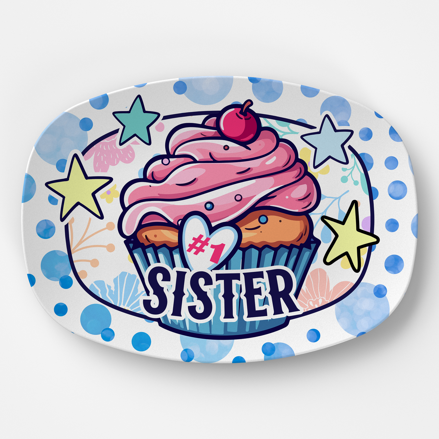 Mom Platter: The Number One Mom Tea Tray | Mother's Day, or Birthday Platters for Moms