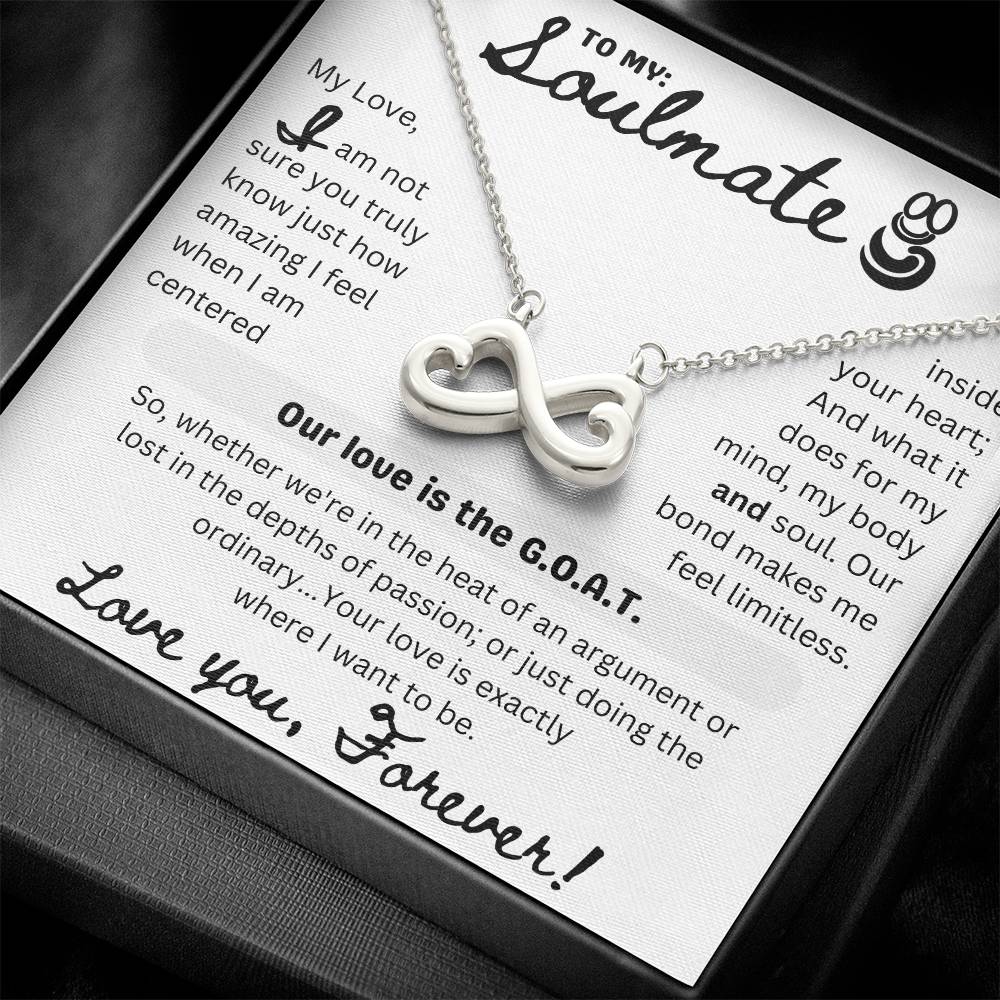 A Necklace for My Soulmate: To My Soulmate Heartfelt Jewelry for Your Special Occasion | The Perfect Anniversary, Birthday or Christmas Gifts