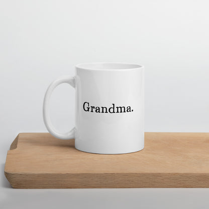 Grandma: Nickname - Grandma Coffee Mug | Mother's Day Gift