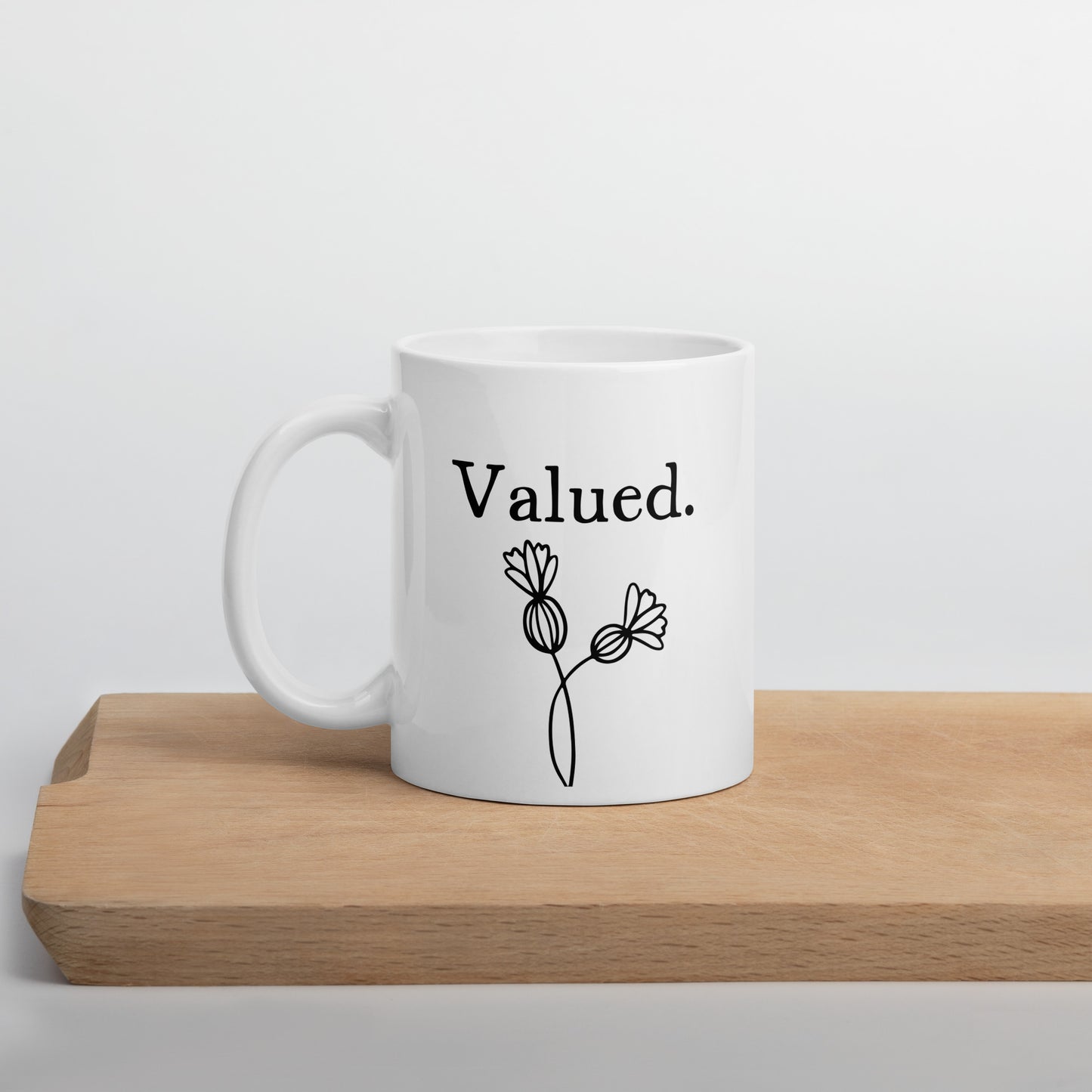 Daughter Mug: Minimalist Self-Esteem Mugs for Women | Daughter Gift Birthday or Mother's Day