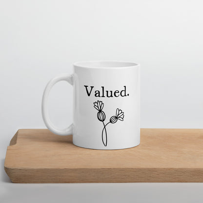 Daughter Mug: Minimalist Self-Esteem Mugs for Women | Daughter Gift Birthday or Mother's Day