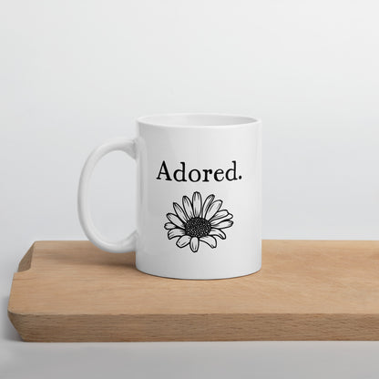 Bonus Daughter Mug: Adored Dearly Coffee Mug for My Daughter | Gift for Daughters