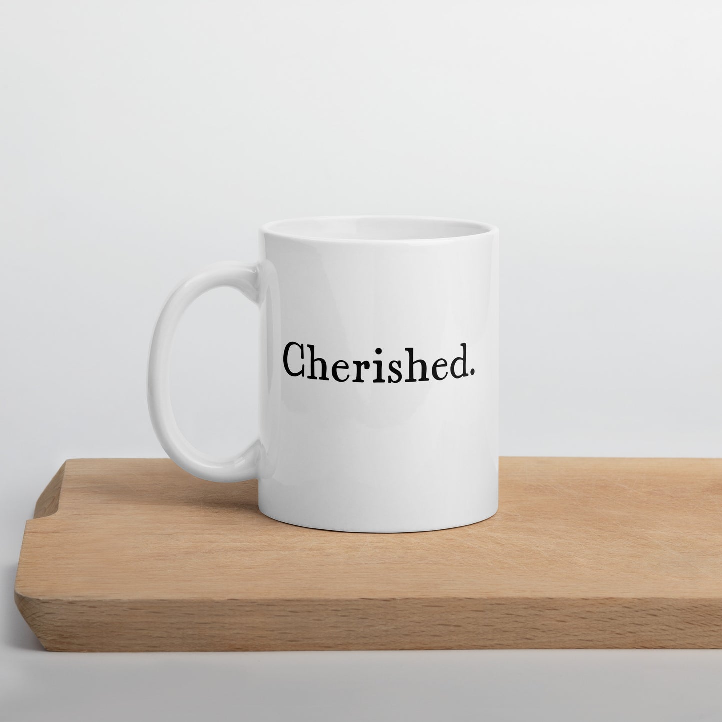 Bonus Daughter Mug: Cherished Word Affirmation Coffee Mug for My Non-Biological Daughter